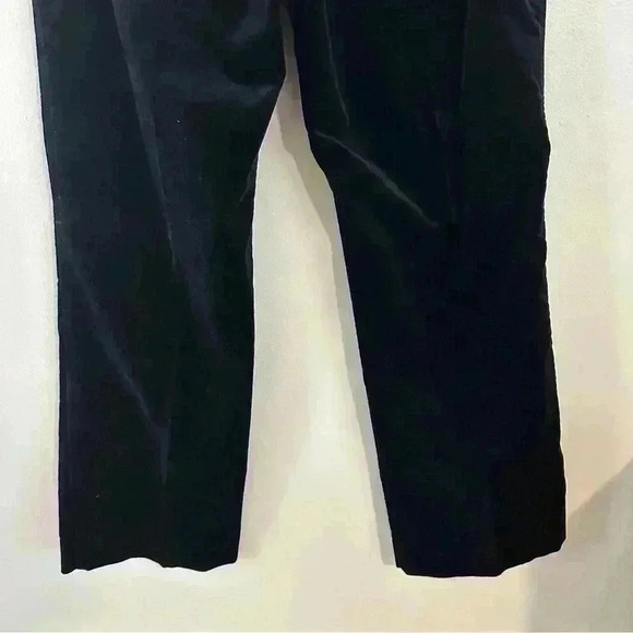 Rafaella Velvet Trouser‎ Dress Pants Womens 12 Black Chino Mid Rise Casual - Picture 7 of 12